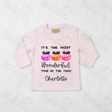 Personalised Kids Halloween Most Wonderful Time Of The Year Long Sleeved Top