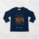 Mini Witch Energy Larkwood Long Sleeved Top | Halloween Toddler Top