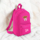 Personalised Kids Highland Cow Mini Backpack