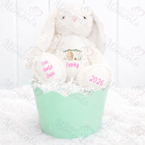 Personalised "My First Easter 2026" Bunny Teddy. Custom Keepsake 1st Easter Bunny Plush
