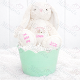 Personalised "My First Easter 2026" Bunny Teddy. Custom Keepsake 1st Easter Bunny Plush