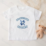 No Scotland No Party Scotland Football T-shirt for World Cup - Various Sizes - Design 6