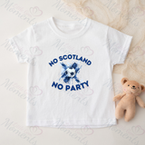 No Scotland No Party Scotland Football T-shirt for World Cup - Various Sizes - Design 3