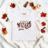 Personalised Little Wizard Kids T-shirt | Custom Halloween Toddler Top