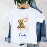 Personalised Promoted To Big Sister/Big Brother T-shirt - Pink or Blue