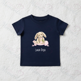 Personalised "My First Easter" Organic Cotton Baby Tee: Easter Bunny Design