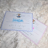 Personalised Easter Bunny Certificate. Custom Kids Treat for Easter Sunday.