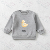 Personalised Little Chick Sweatshirt. Custom Baby/Toddler/Kids Jumper