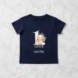 Personalised 1st Easter Organic Cotton Baby Tee: Easter Bunny Design