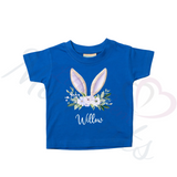 Personalised Kids Easter Bunny Ear T-shirt