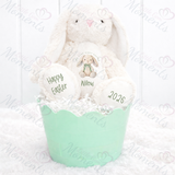 Personalised "My Very First Easter" Bunny Teddy. Custom Keepsake 1st Easter Bunny Plush