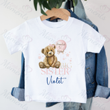 Personalised Promoted To Big Sister/Big Brother T-shirt - Pink or Blue