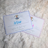 Personalised Easter Bunny Certificate. Custom Kids Treat for Easter Sunday.