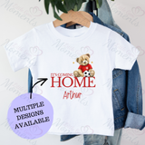 Personalised "It's Coming Home" England Football T-shirt for World Cup - Various Sizes