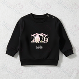 Personalised "My First Easter 2026" Bunny Sweatshirt. Baby/Toddler Jumper - Easter 2026 Design