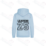 Personalised Leavers Hoodies. Custom Class of 2025 Graduation Hoodie - Nursery, Primary School, High School, College, University