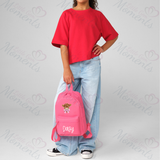 Personalised Kids Highland Cow Mini Backpack