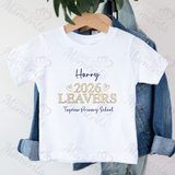 Personalised Class of 2026 Leavers Graduation T-shirt - 2026 Leavers Design