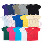 Personalised 1st Easter Kids T-shirt - Pink or Blue Gingham Bunny Design