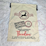 Personalised Christmas Special Delivery Santa Gift Sacks