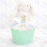 Personalised "My Very First Easter" Bunny Teddy. Custom Keepsake 1st Easter Bunny Plush