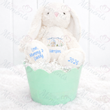 Personalised "My First Easter 2026" Bunny Teddy. Custom Keepsake 1st Easter Bunny Plush