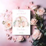 Personalised Happy Mother's Day Card. Fully Custom Card for Mum, Granny, Mummy