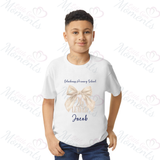 Personalised Class of 2026 Leavers Graduation T-shirt - Bow Design