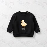 Personalised Little Chick Sweatshirt. Custom Baby/Toddler/Kids Jumper