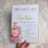 Personalised Express Train Nice List Certificate from Santa Claus. Custom Christmas Eve Box Filler - Pink or Navy