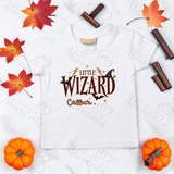 Personalised Little Wizard Kids T-shirt | Custom Halloween Toddler Top