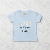 Personalised Baby "My 1st Easter" T-shirt - Easter Train Design