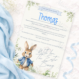 Personalised Kids Easter Bunny Letter for Easter Egg Hunt - Egg-stra Special Delivery