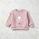 Personalised Happy Easter Sweatshirt. Custom Baby/Toddler/Kids Jumper - Hot Air Balloon Design