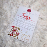 Personalised Elf Arrival Letter for December 1st - Climbing Elf