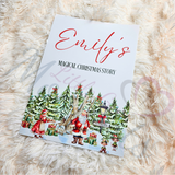 Personalised Christmas Story Book. Christmas Eve Box Fillers. Kids Custom Santa Story Booklet.