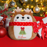 Personalised Reindeer Christmas Squidgy - Christmas Tree Design