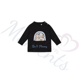 Personalised Happy Mother's Day Long Sleeved Top - Baby and Toddler - Mummy & Baby Bunny Design