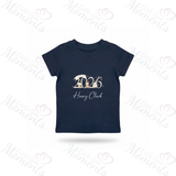 Personalised Born In 2026 Organic Cotton Baby Tee: Farm Animal Design