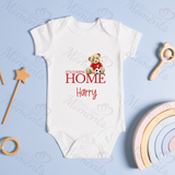 Personalised "It's Coming Home" England World Cup Baby Bodysuit