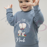 Custom Mummy's Little Valentine Sweatshirt. Baby's Valentine's Day Jumper -Multiple Colours