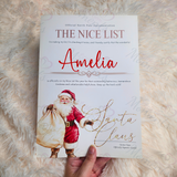 Personalised Nice List Certificate from Santa Claus. Custom Xmas Eve Box Filler - Santa Sack Design