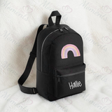 Personalised Kids Rainbow Mini Backpack
