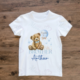 Personalised Promoted To Big Sister/Big Brother T-shirt - Pink or Blue