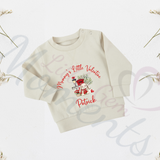 Custom Mummy's Little Valentine Sweatshirt. Baby's Valentine's Day Jumper -Multiple Colours - Bunny Rabbit