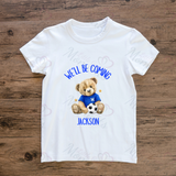 Personalised "We'll Be Coming" Scotland Football T-shirt for World Cup - All Sizes