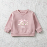 Personalised "My First Easter 2026" Bunny Sweatshirt. Baby/Toddler Jumper - Easter 2026 Design