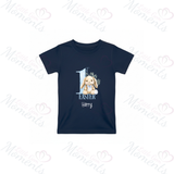 Personalised 1st Easter Organic Cotton Baby Tee: Easter Bunny Design