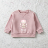 Personalised Happy Easter Sweatshirt. Custom Baby/Toddler/Kids Jumper - Hot Air Balloon Design