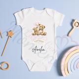 Personalised Our First Mother's Day Baby Bodysuit. Custom Baby Vest.